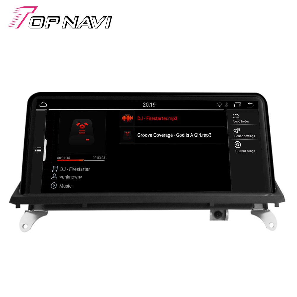 Topnavi Android12 Car DVD 10.25Inch Auto Radio For BMW X5/X6 E70/71 CCC 2008 - 2010 With Car Radio GPS Navigation Wifi Stereo