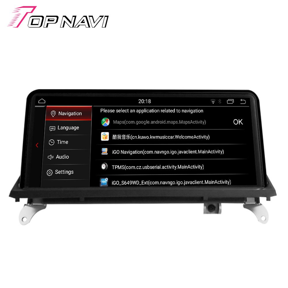 Topnavi Android12 Car DVD 10.25Inch Auto Radio For BMW X5/X6 E70/71 CCC 2008 - 2010 With Car Radio GPS Navigation Wifi Stereo