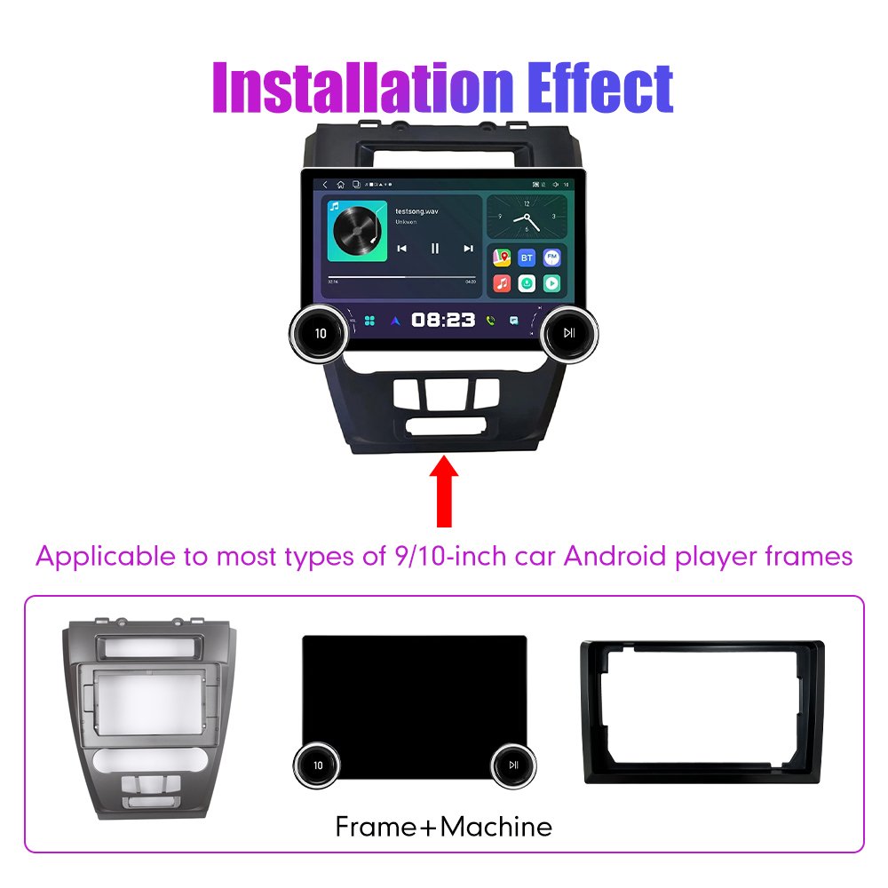 11.8Inch Car Radio For Ford Mustang 2010-2014 DIAMOND 2K QLED Screen 2Din Android Car Stereo Car DVD Player Carplay DSP