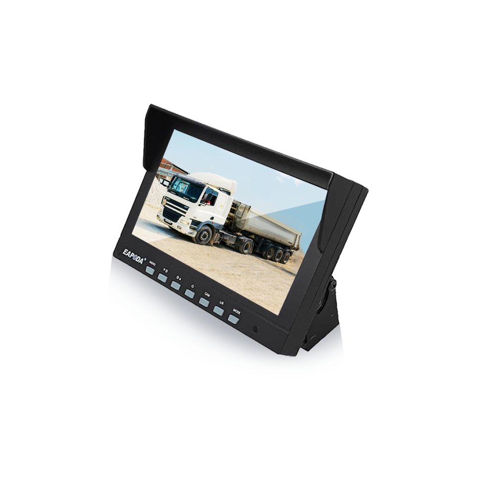 7 Inch Digital 12V 24V TFT LCD VGA Video Input Rear View Bus Truck Car Monitor