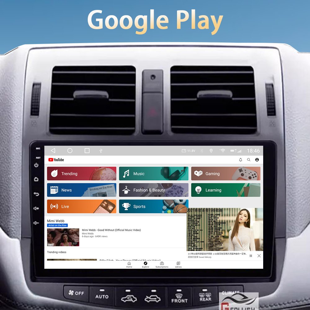 Car GPS navigation system For Toyota Crown royal salon 2010-2013 year android DSP multimedia auto video Radio stereo player
