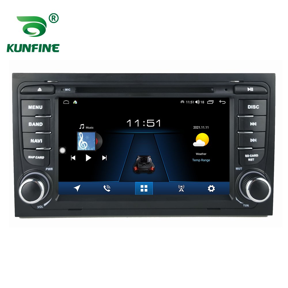 2 Din Android Car Radio For Audi A4 2002-2008 Car Stereo Automotive Multimedia Video DVD Player GPS Navigation Carplay