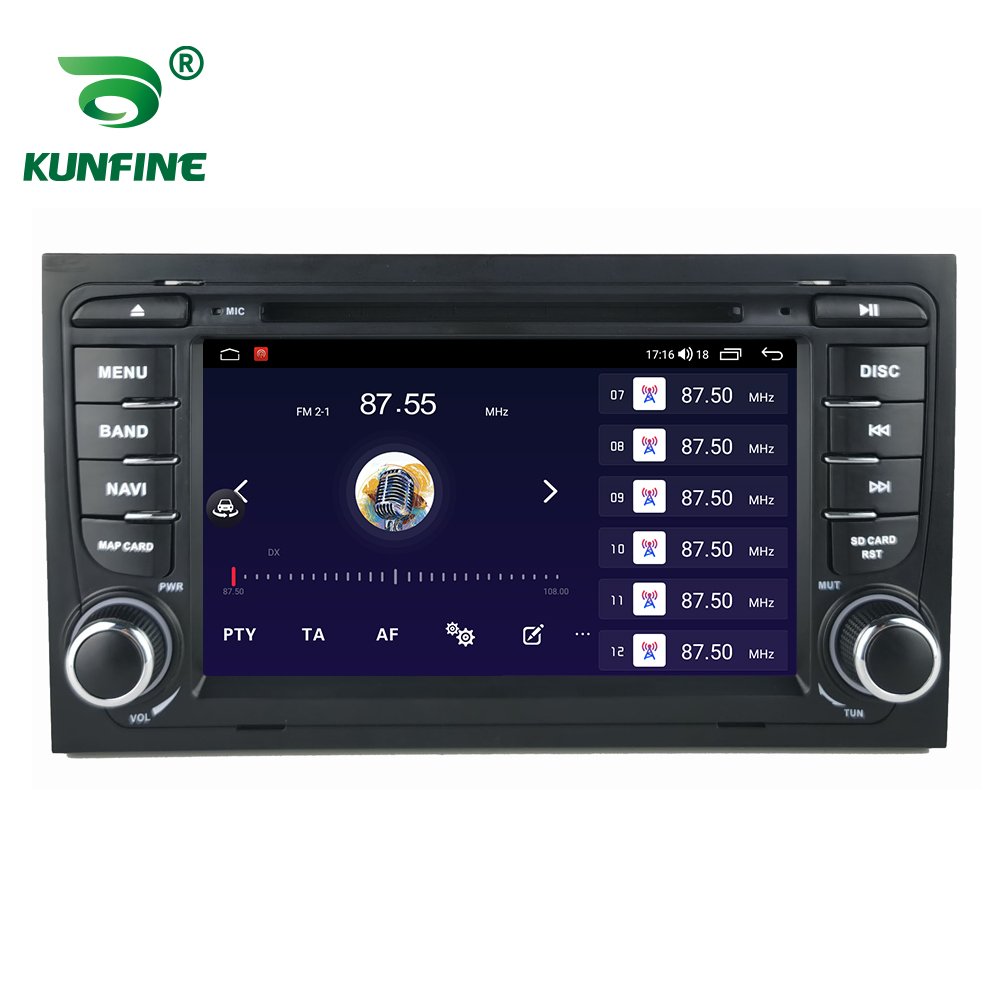 2 Din Android Car Radio For Audi A4 2002-2008 Car Stereo Automotive Multimedia Video DVD Player GPS Navigation Carplay