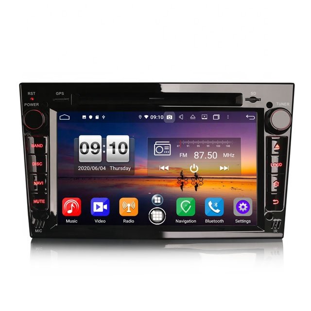Erisin ES8760PB 7" DSP Android 10.0 Car DVD Player CarPlay & Auto GPS 4G DAB+ for Opel Vauxhall Vivaro Astra Corsa Zafira