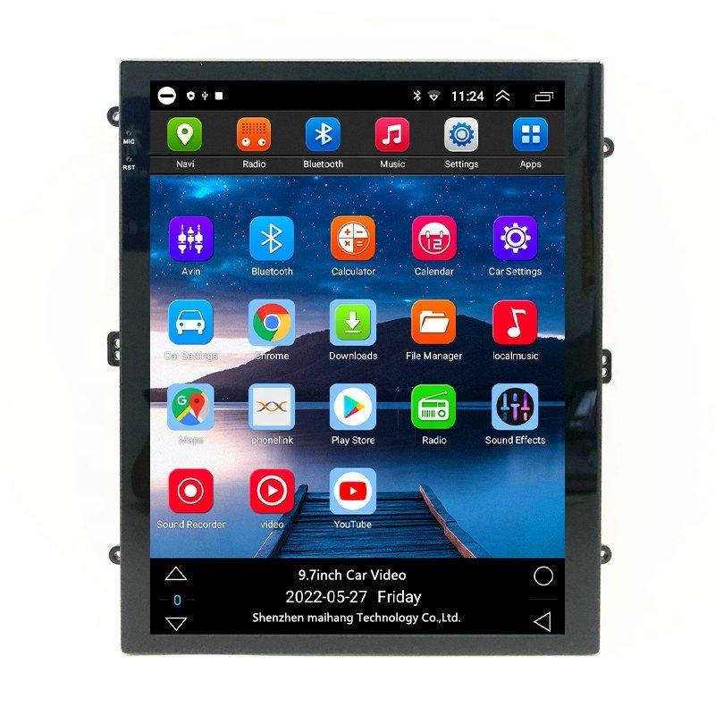 9.7inch Vertical screen car video For Tesla Style Stereo Radio GPS Navigation Car dvd player