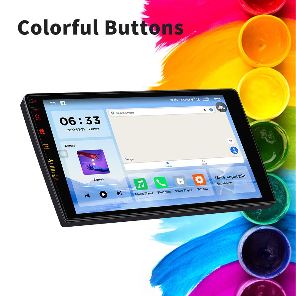 9 inch android car dvd player with BT 2 Din Android 7 9 10 Inch Car Multimedia Video Player 2DIN Stereo Radio GPS
