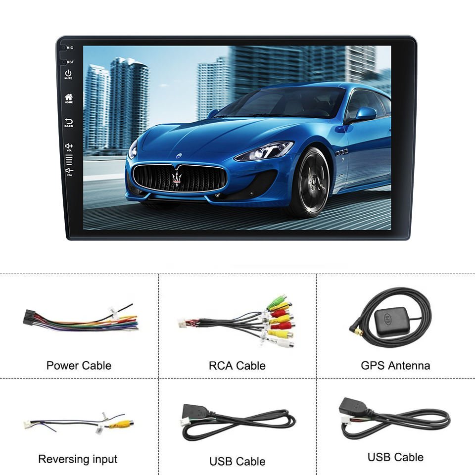 9 inch android car dvd player with BT 2 Din Android 7 9 10 Inch Car Multimedia Video Player 2DIN Stereo Radio GPS