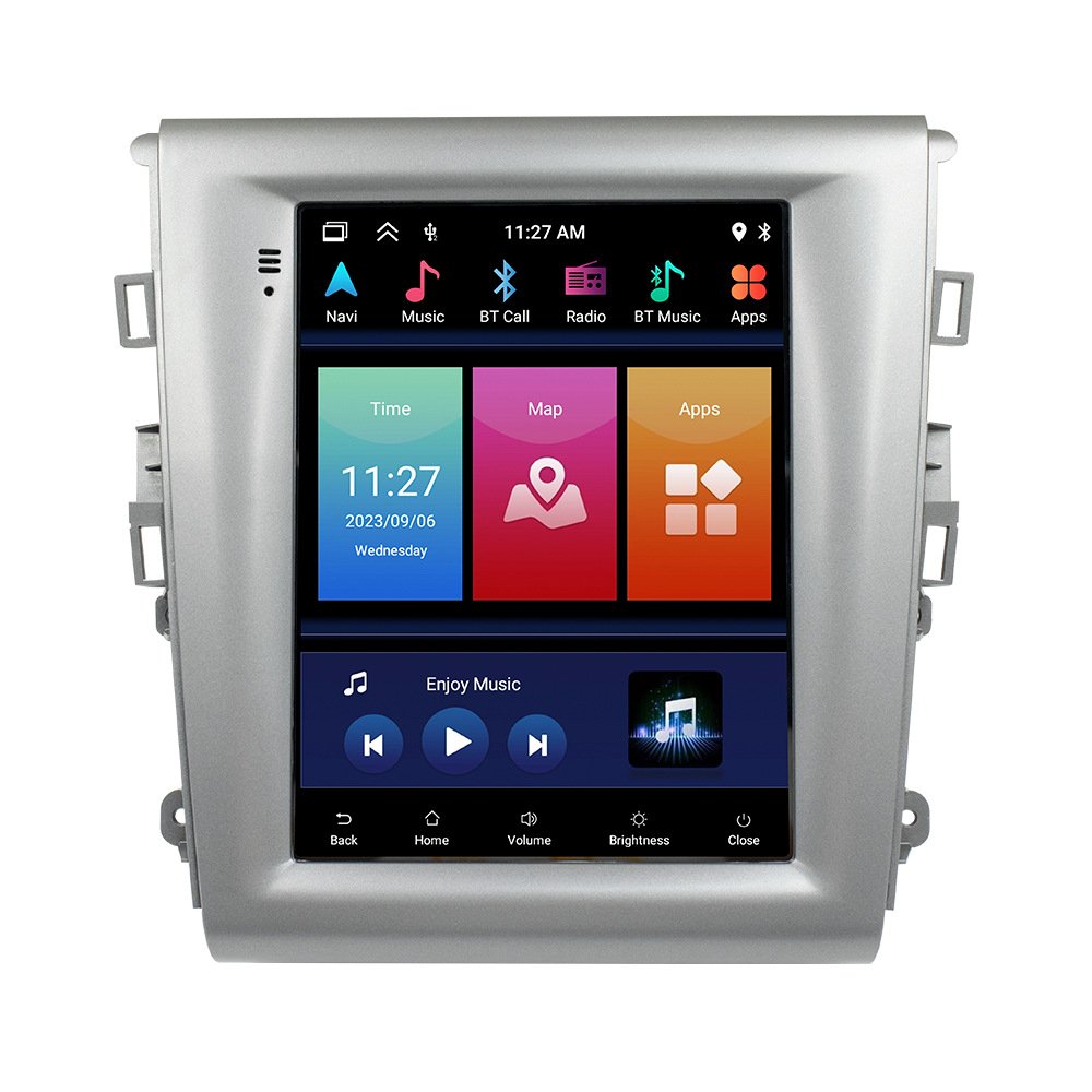 9.7 Inch IPS Portable Dashboard Audio System for Ford 2013-2018 Mondeo Car GPS TV Radio Player with Vertical Touch Screen