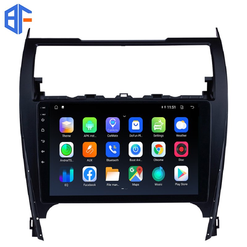 9 Inch 2.5D Screen Android 10 Car Radio Player Car Audio Navigation Reverse Camera for Toyota Camry 2012 - 2014 US Version