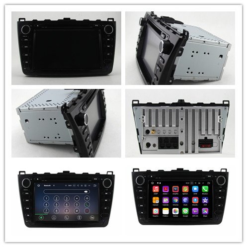 Octa Core 2 din Android 10 Head Unit Car DVD Player Radio for Mazda 6 Ruiyi Ultra 2008 2009 2010 2011 2012 4GB+32GB GPS Navi