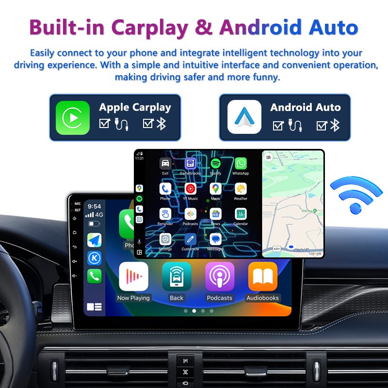 Factory L1Pro 32GB Universal 1 Din Car Stereo 9 Inch Auto Electronics Android Car DVD Player IPS Screen with BT GPS Navigation