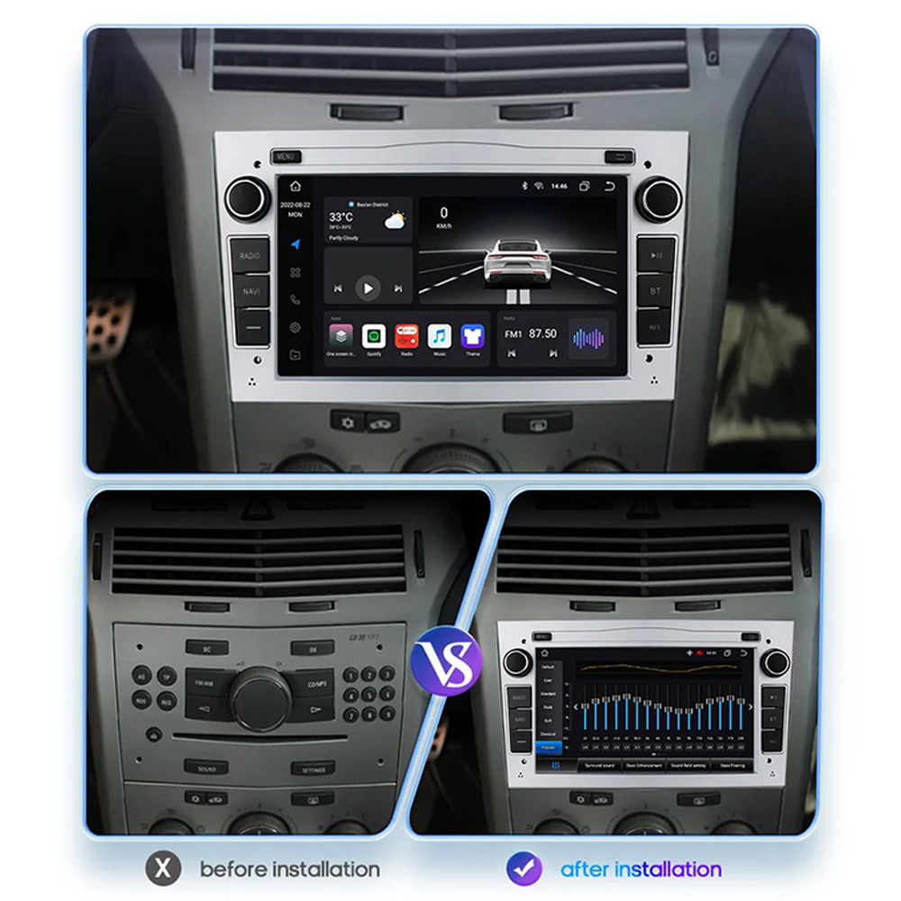 Universal Opel 2004-2011Android Car Stereo 7 Inch Diamond Screen Car DVD Player With Navigation GPS Multimedia Bt Fm Wifi Pinp