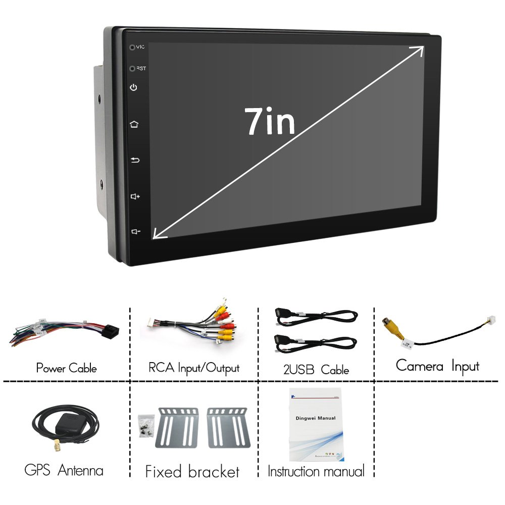 Car Stereo Double Din Carplay Oto Teyp 7 9 10 Inch Car Radio Android Navigation FM Q92 Car DVD Player
