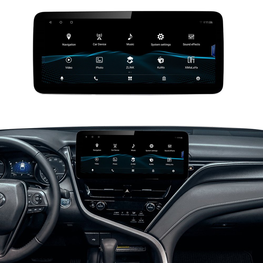 Road Top Cars Players Android 10 HD Smart Navigation Screen On-board Entertainment System Carplay For Toyota Camry 2021-2022