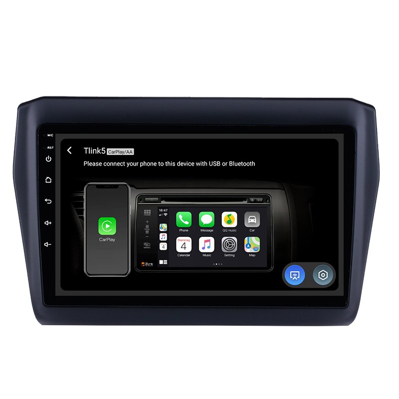 2 din Android gps navigation car multimedia Radio 2GB+32GB Car Screen player Dashboard frame kit for 2017-2019 SUZUKI Swift