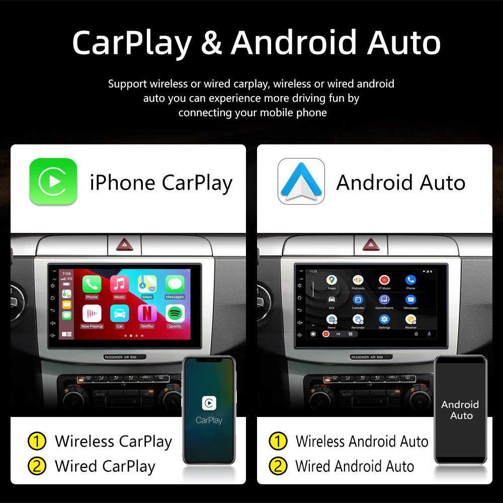 Factory Quad-Core 64GB 7/9/10 Inch Navigation Stereo Android Audio Multimedia Touch Screen Car Auto Radio DVD Player Carplay