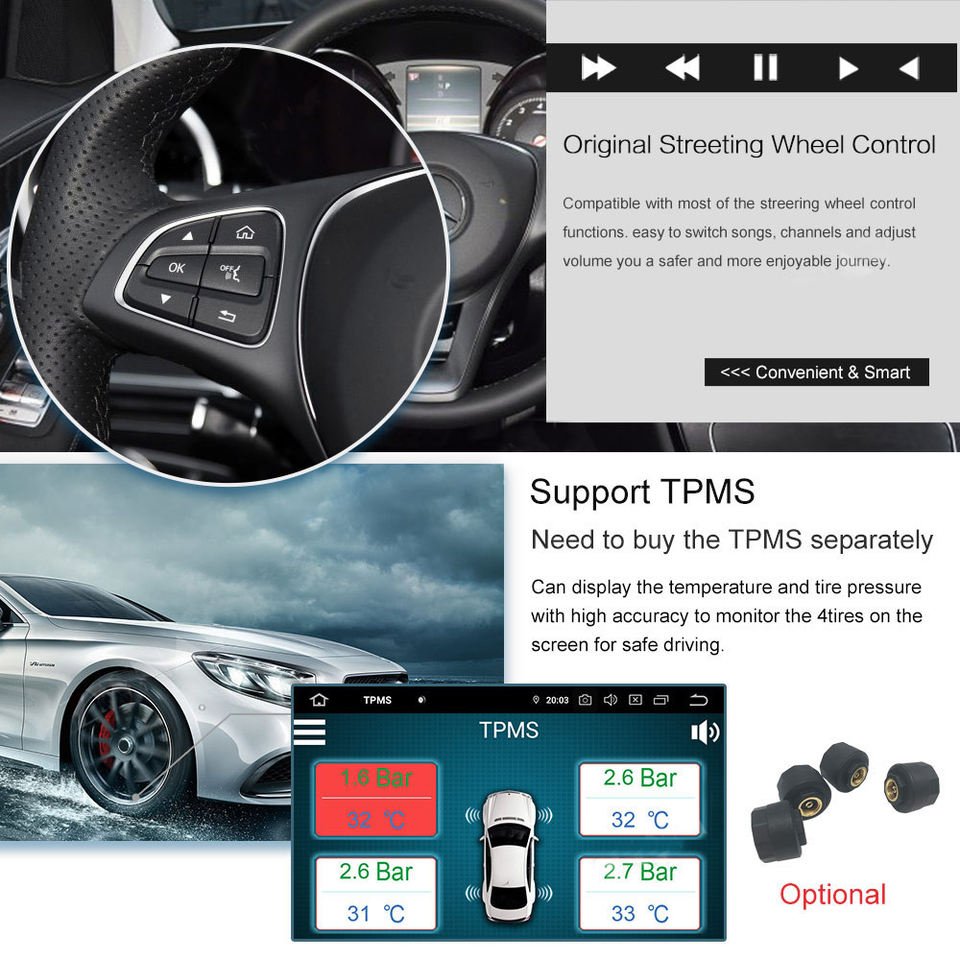 Android Auto Screen Voice Control Car Dvd Player For Toyota Rav4 2005-2016 Wifi Radio Stereo GPS
