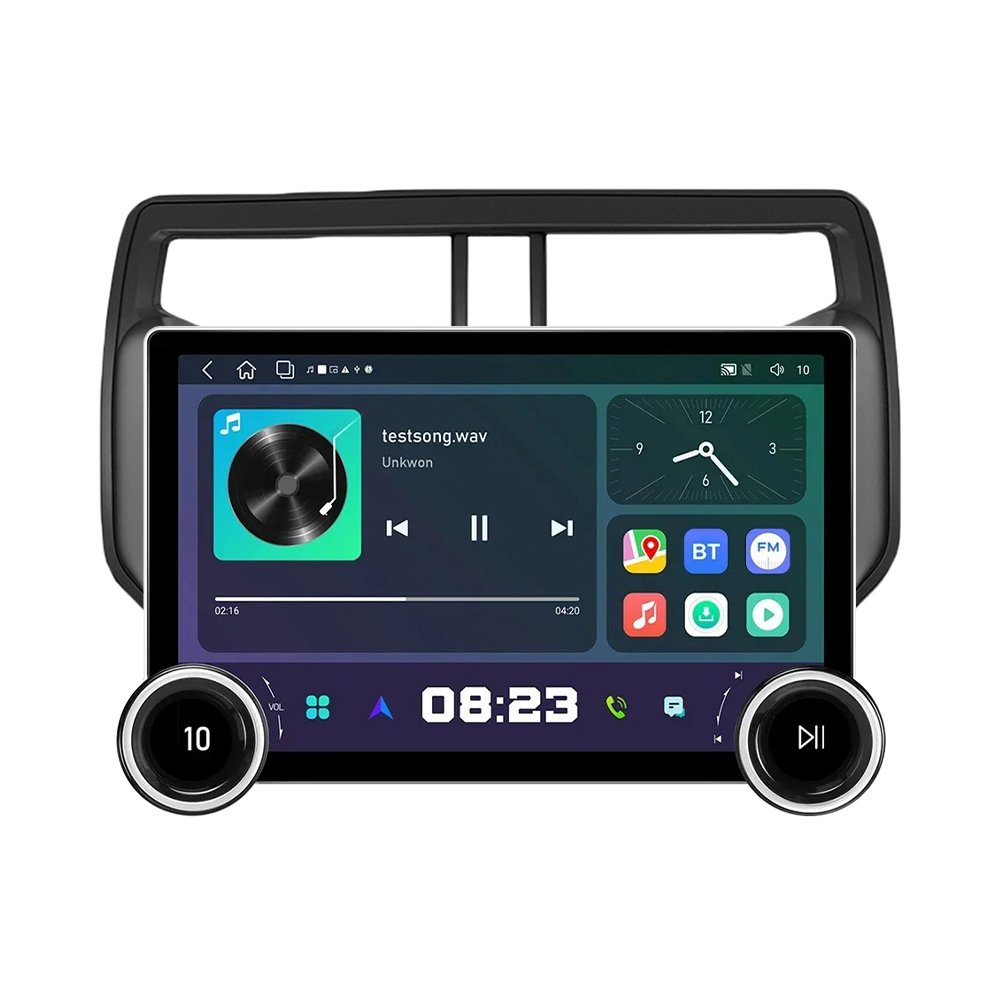 11.8Inch 2Din Android Car Radio For Toyota Rush 2018 2019 2K QLED Screen Car Stereo Car DVD Player Carplay Android Auto