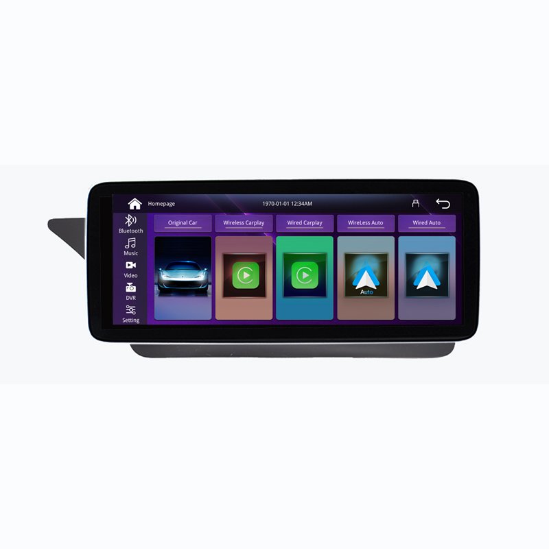10.25" head unit Support Map Video For Mercedes Benz C Class W204 11-14 CarPlay Auto Car Multimedia Display HD Screen ON DVD