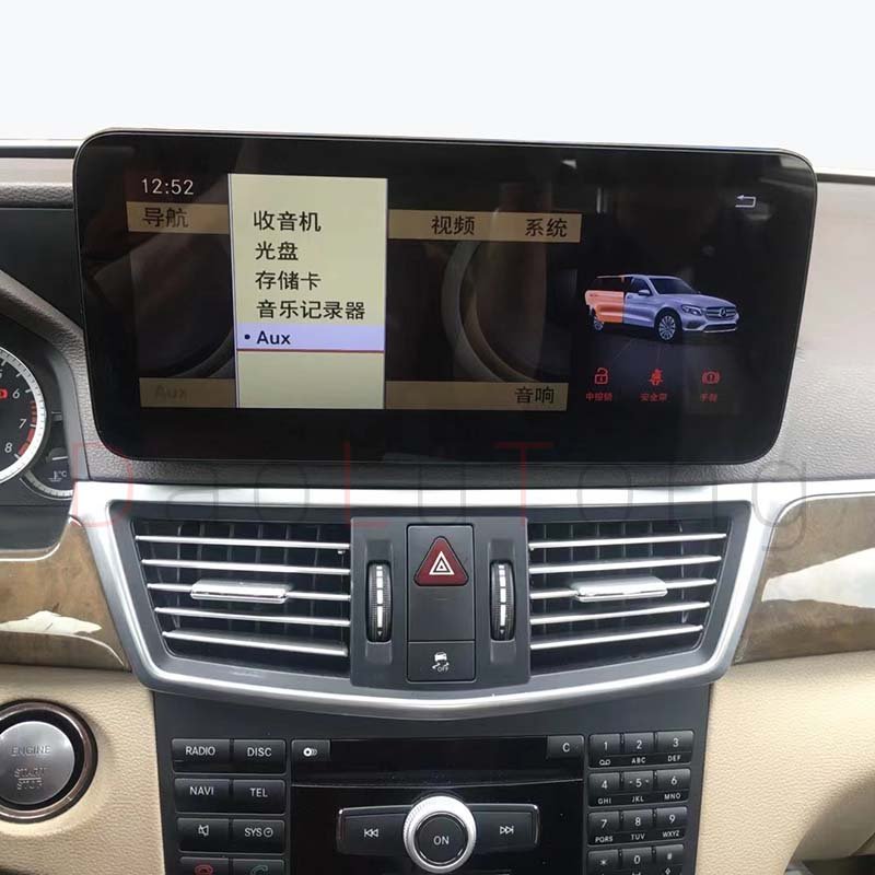10.25" head unit Support Map Video For Mercedes Benz C Class W204 11-14 CarPlay Auto Car Multimedia Display HD Screen ON DVD
