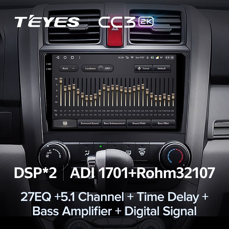 TEYES CC3L CC3 2K For Honda CRV CR-V 3 RE 2006 - 2012 Car Radio Multimedia Video Player Navigation stereo GPS Android 10 No 2din