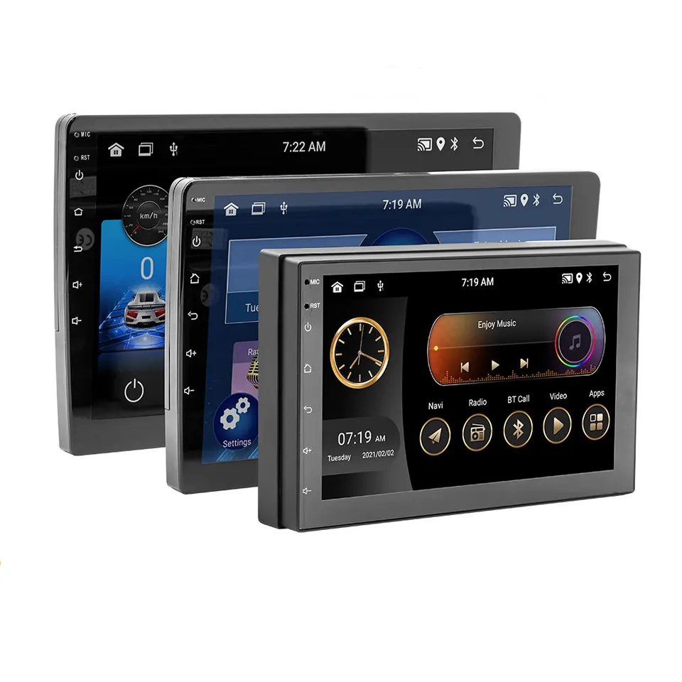 Universal Carplay 7 9 10 inch 1024x600 android 11 BT call GPS RM radio MP5 mirrorlink guangdong Dashboard car DVD player
