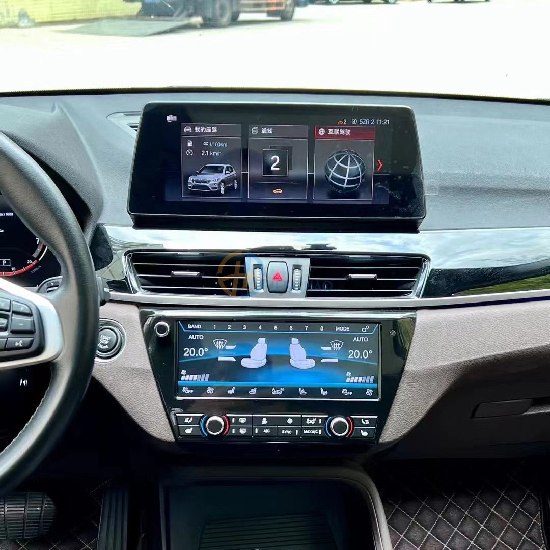 Car DVD Player AC Air Condition Control LCD Screen Panel For BMW X1 F48 2016-2022 Air Conditioner Control AC Touch Screen