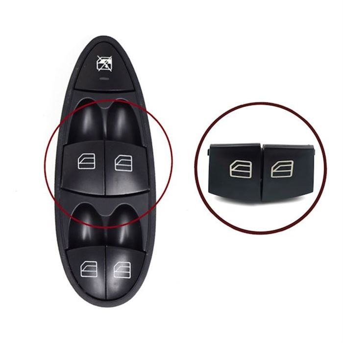 Window Switch Button Driver Side for Compatible with Mercedes E Class W211 S211 OEM A2118213679