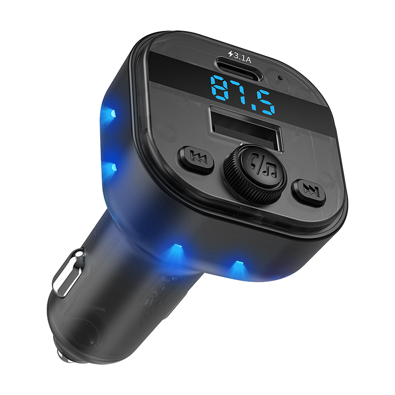 2025 Car Kit Handsfree Fm Transmitter Mp3 Audio Transmitter Bluetooth Car Kit With Fm Transmitters Car Mp3 Player Price