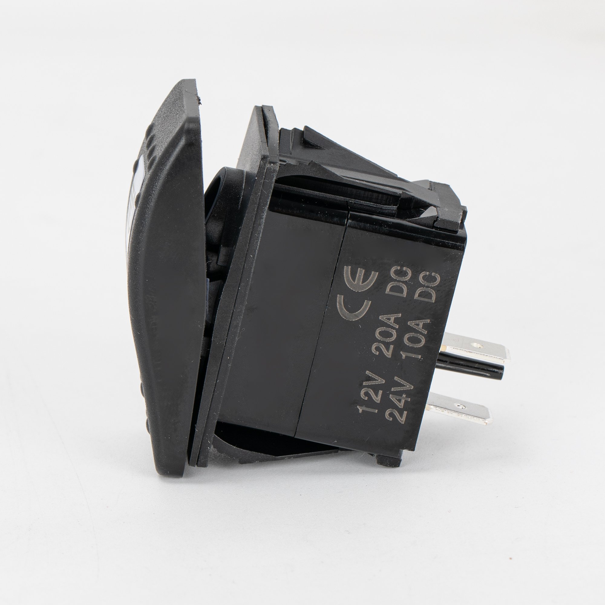 Factory 12V High Beam Control Switch High Beam Button Latching Marine Switch Rocker Switch 20A Heavy-Duty for Car Truck RV Auto