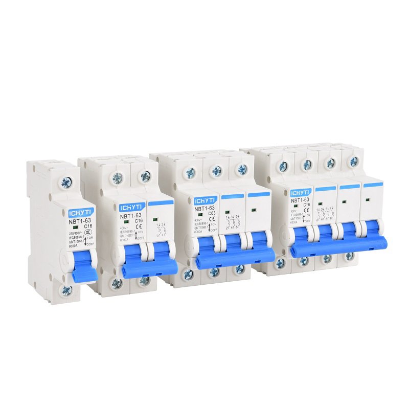 Hot Sale 4 Phase Breaker Type of Main Electrical Auto Switch NBT1-63 4P 63A MCB