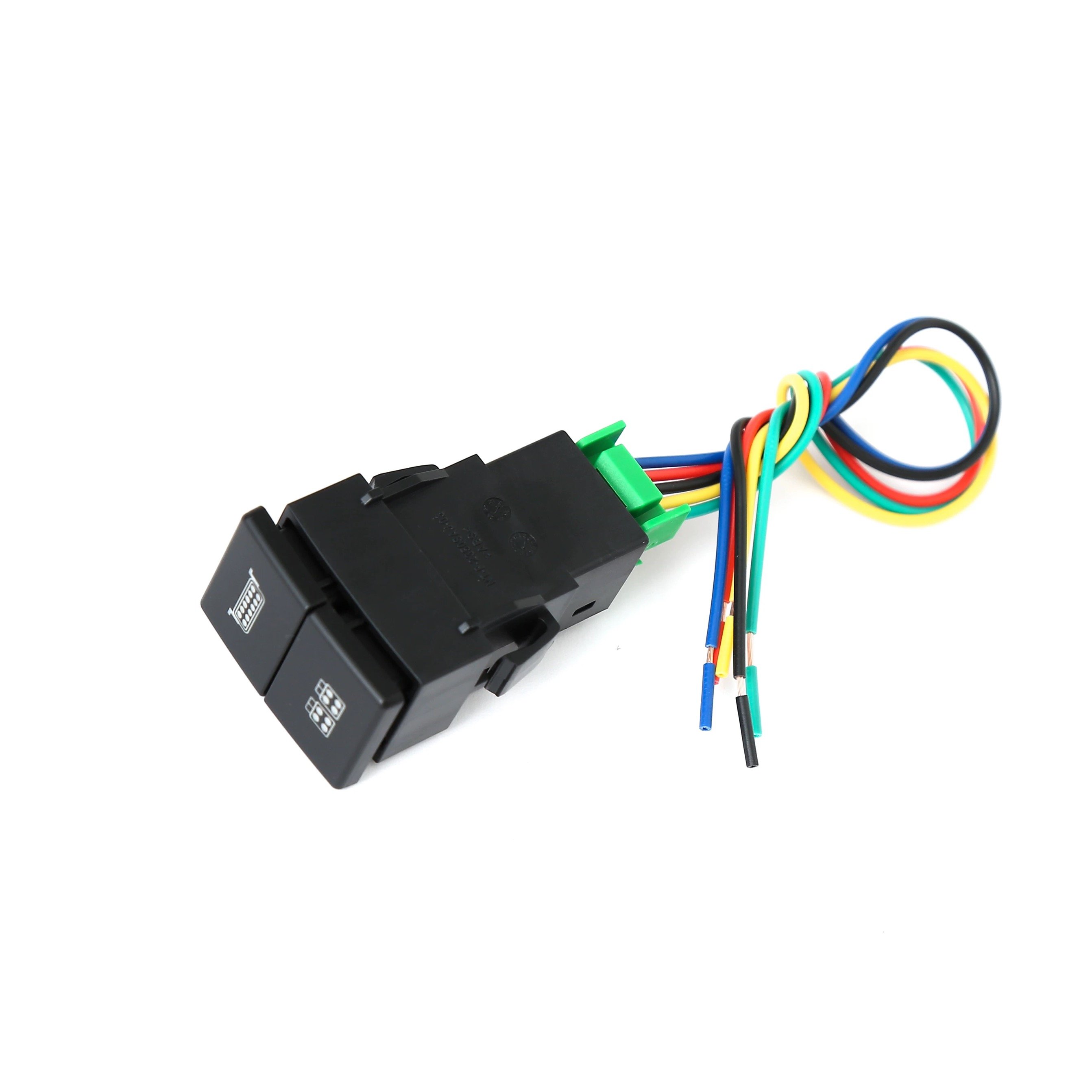 Auto Switches Car Switch Isuzu D-MAX 2021-2023 New Steering Wheel Left Hole Spot Light Radar Tailgate Heating Dual Switch
