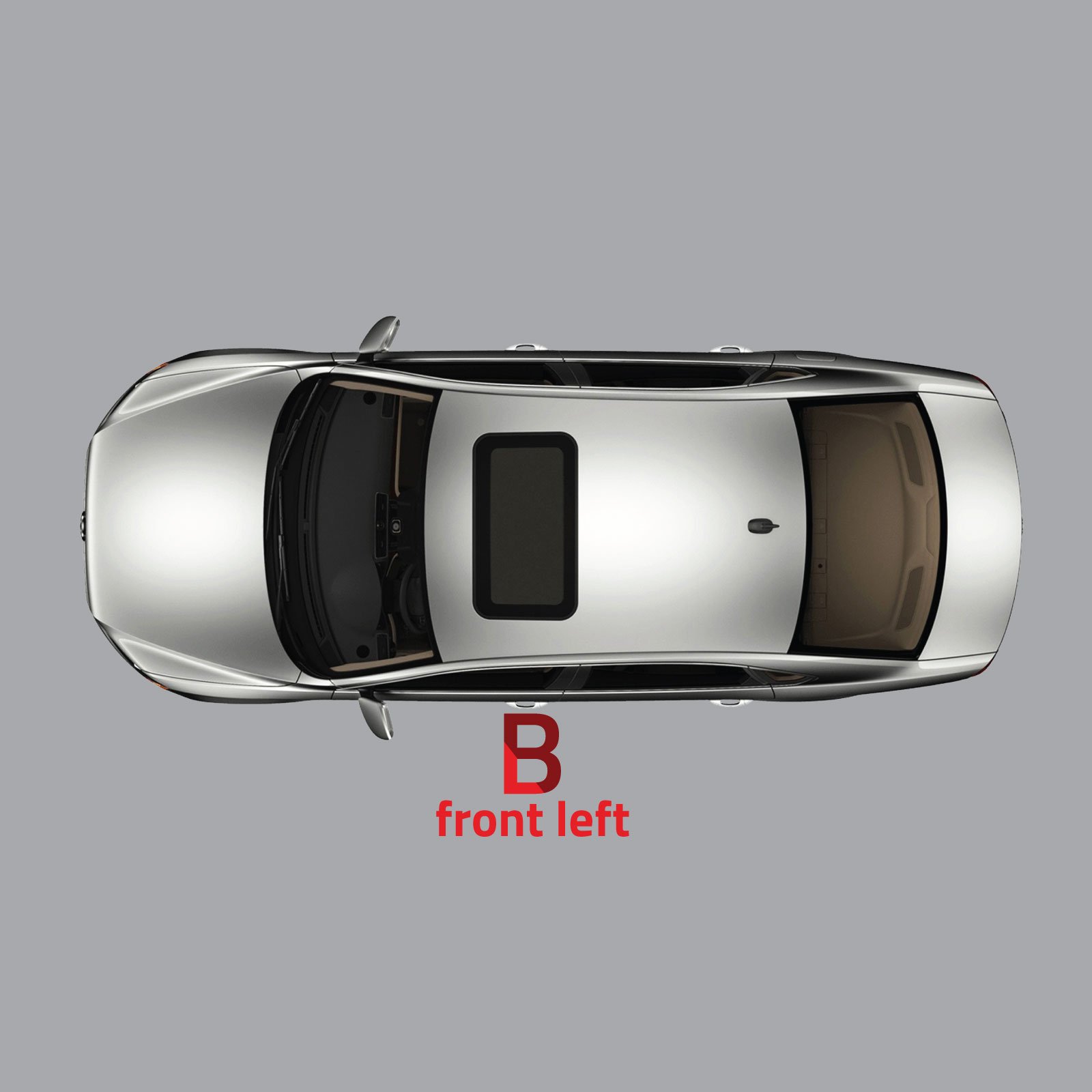 BDP677 2 Pieces Power Window Switch Button Cover Cap Front Left Hand Driver Side for H.y.u.n.d.a.i. I20 2008-On; I30 2007-On