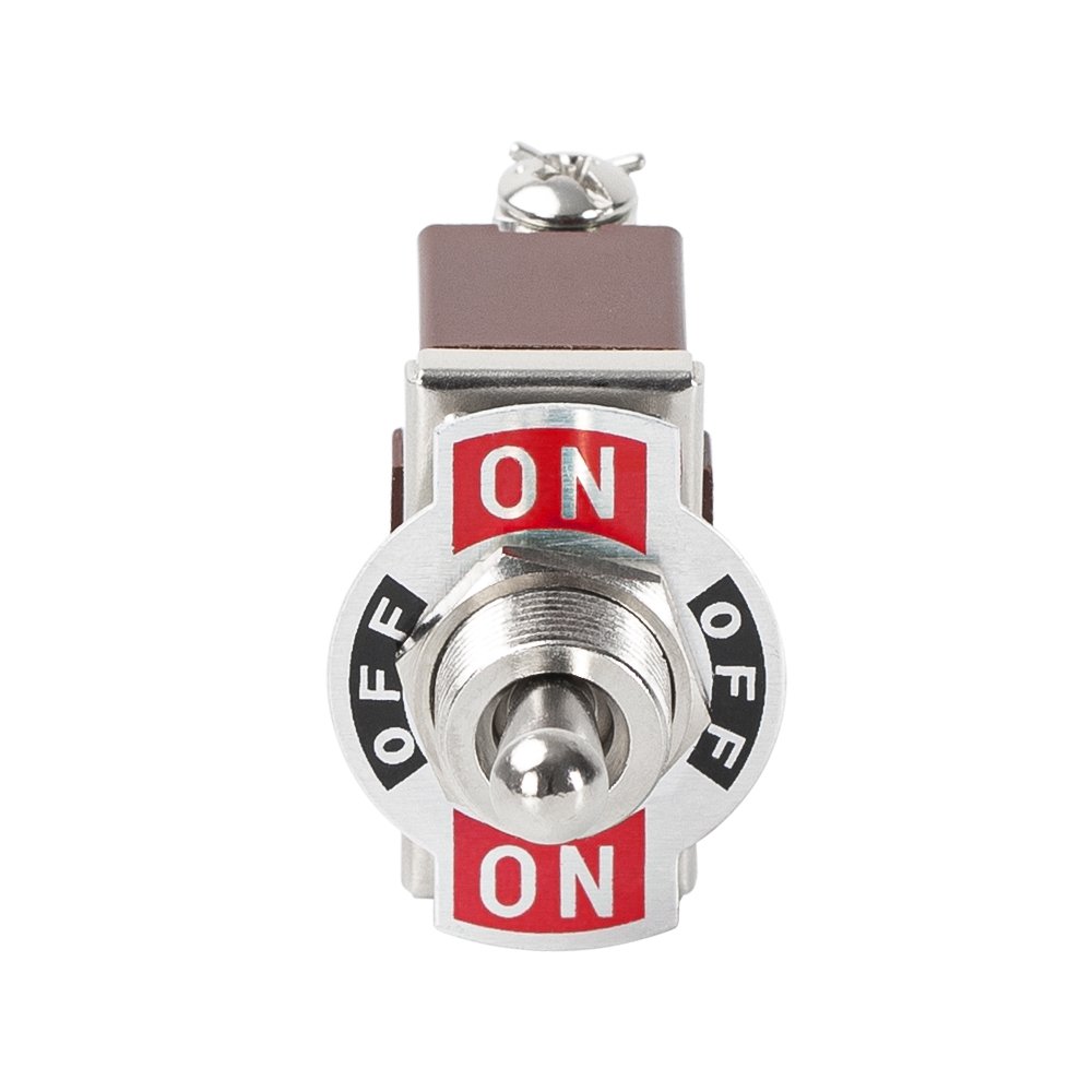 DaierTek 3-Way Toggle Switch SPDT 12 Volt Toggle Switch On-Off-On Heavy Duty Toggle Switch 30A for Car Auto Truck Boat