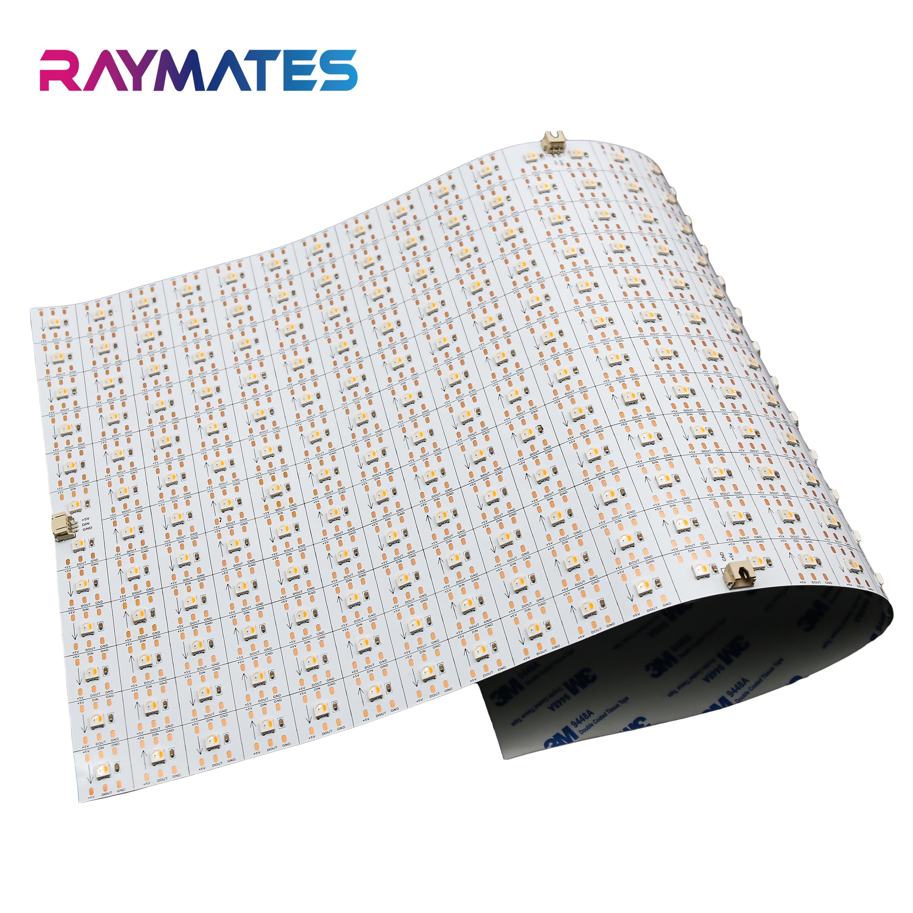 Digital SPI Matrix LED Sheet DC5V SMD5050 RGBW Flexible Cuttable 30W Per Sheet Led Backlight Sheets