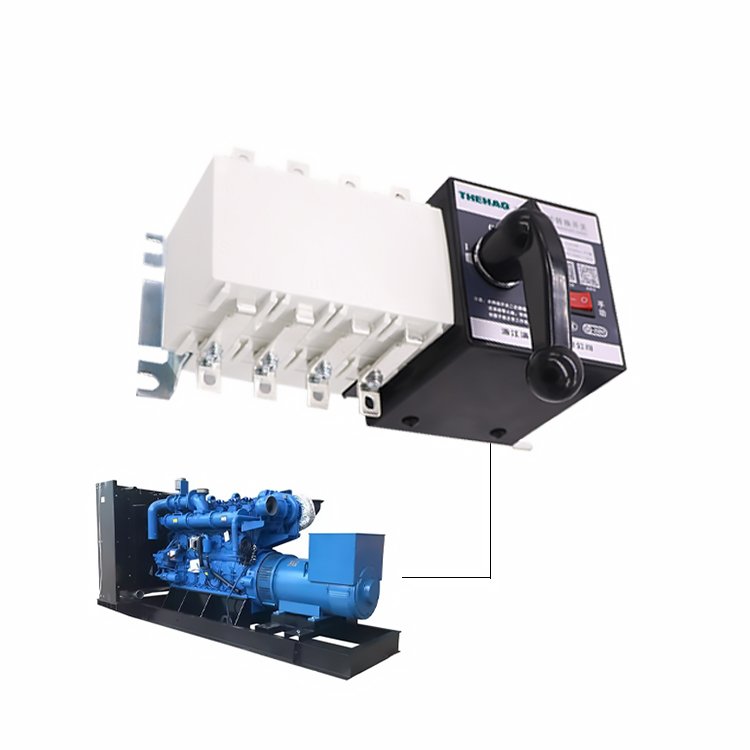 Automatic Changeover Switch Dual Power Supply AP 4Pole Ats Switches Auto&Manual Transfer Switching for Generator