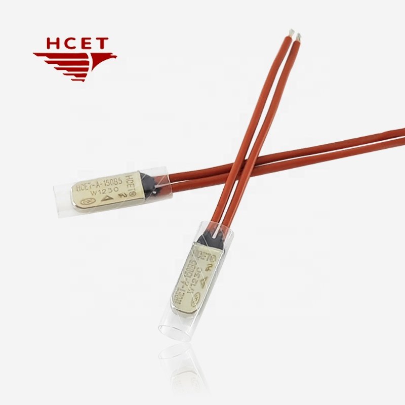 HCET TB05 in STOCK Normally Closed 5A 75℃ Metal case Thermal Protector Bimetal Thermal Switch Temperature Switch