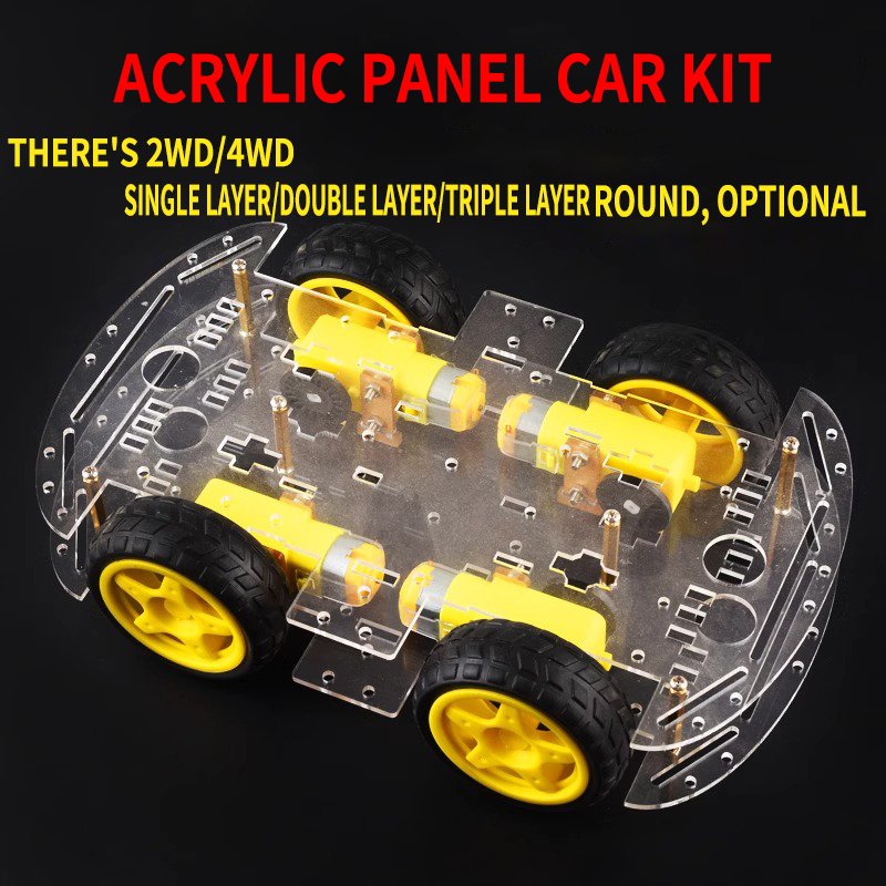 hot selling Mecanum wheel base plate tracking DIY Smart car chassis kit