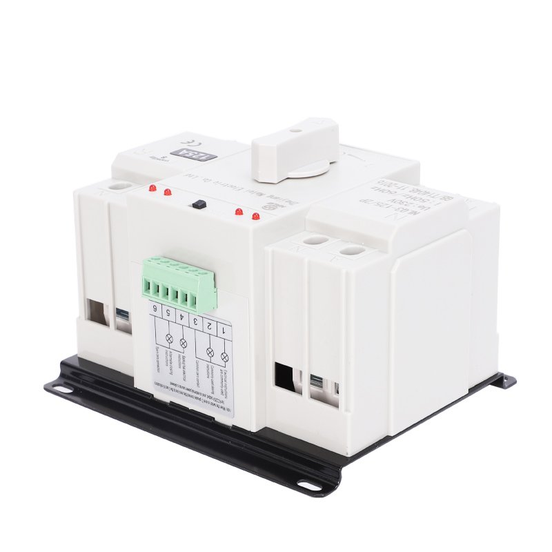 AC ATS Single Phase 2 Phase Automatic Transfer Switch Workable for Both Auto and Manual 125a Solar Automatic Transfer Switch