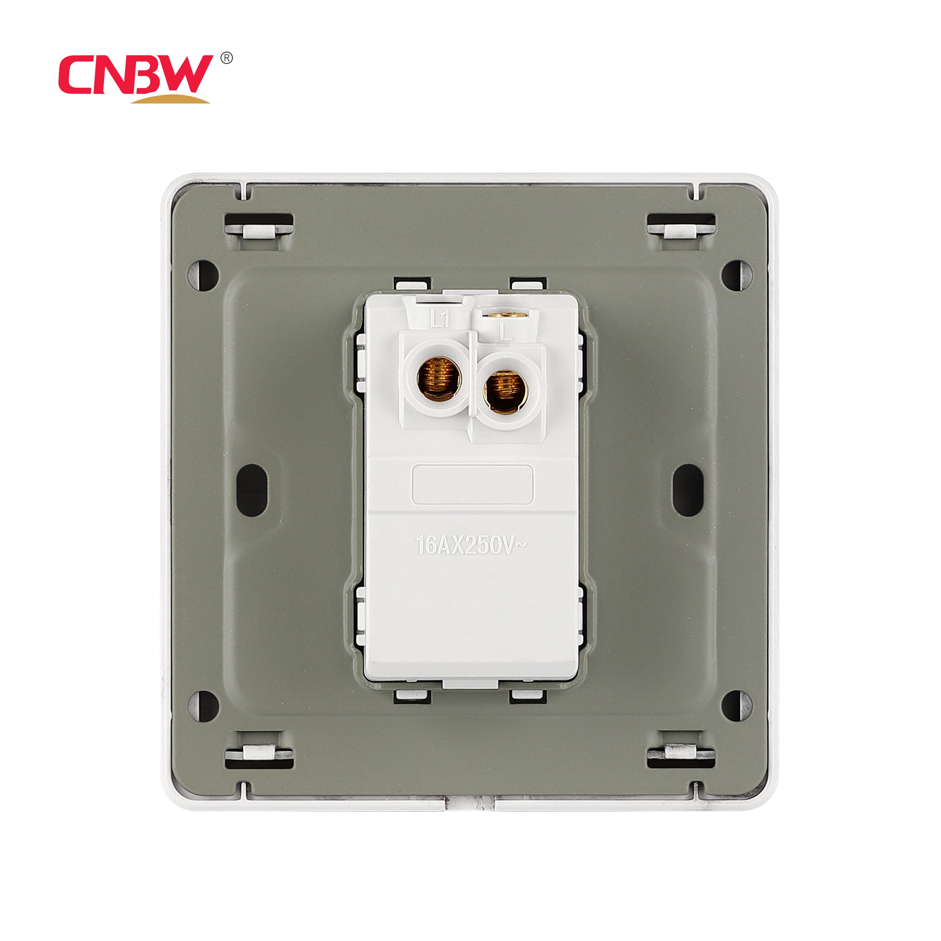 Factory Wholesale ODM/OEM PC Panel Wall Switch 16A Electrical Touch 1 Gang Switch Best-selling In Africa And Southeast Asia