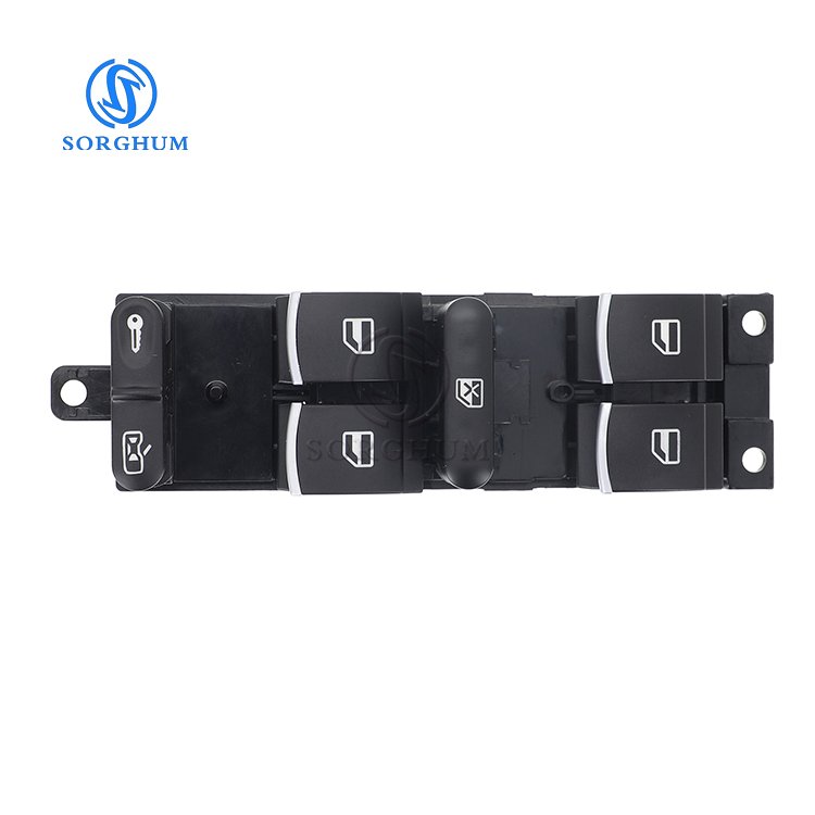 Sorghum 3BD959857 Front Left Driver Side Electric Master Power Window Switch Fits for VW Golf MK4 Jetta Passat B5