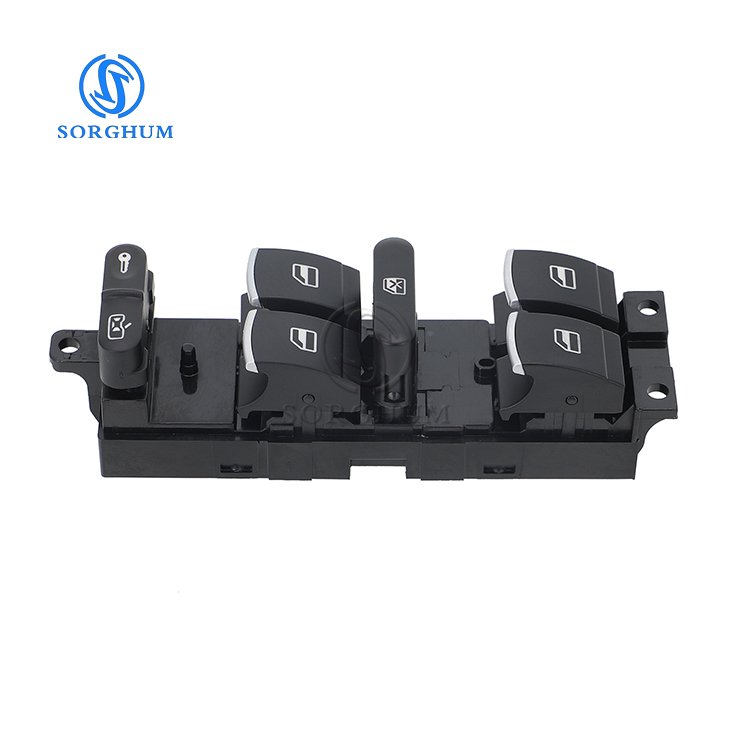 Sorghum 3BD959857 Front Left Driver Side Electric Master Power Window Switch Fits for VW Golf MK4 Jetta Passat B5