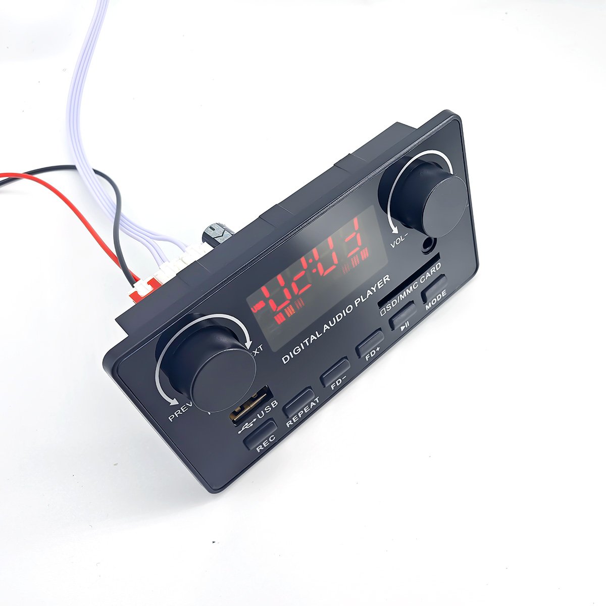 12V FM Radio 2*40W Recording MP3 Kit Decoder Board Bluetooth USB MP3 Player Module