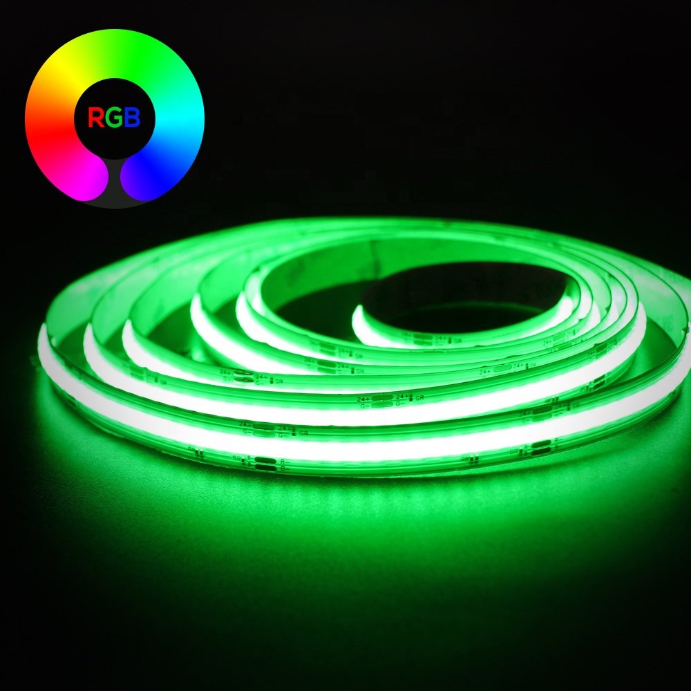 RGB RGBIC SMD 5050 Colorful 5V 12V 24V 2800k-6500k Cob Led Strip Lights for Home 2.7mm 4mm 8mm 10mm Customizable Cob Led Strip