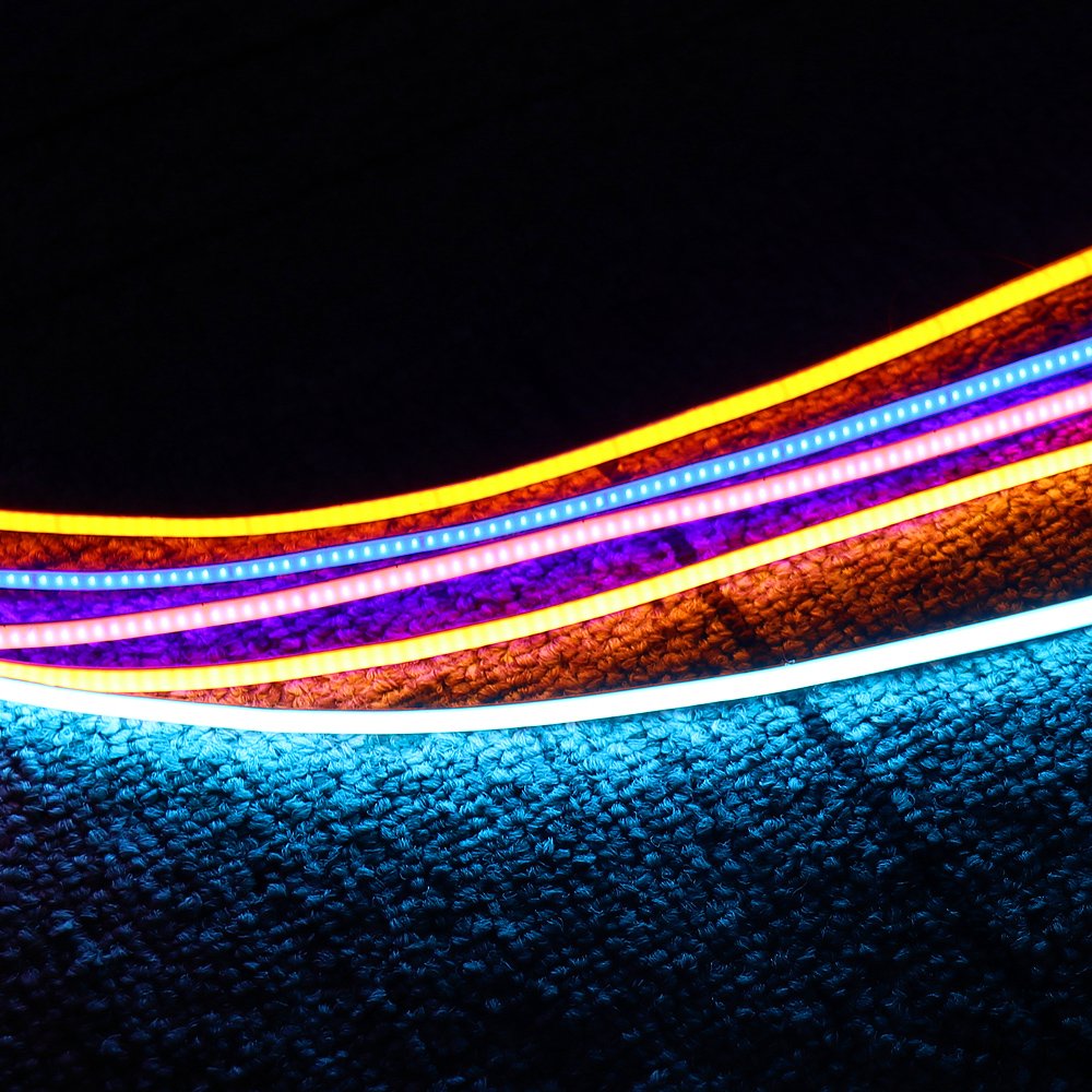 RGB RGBIC SMD 5050 Colorful 5V 12V 24V 2800k-6500k Cob Led Strip Lights for Home 2.7mm 4mm 8mm 10mm Customizable Cob Led Strip