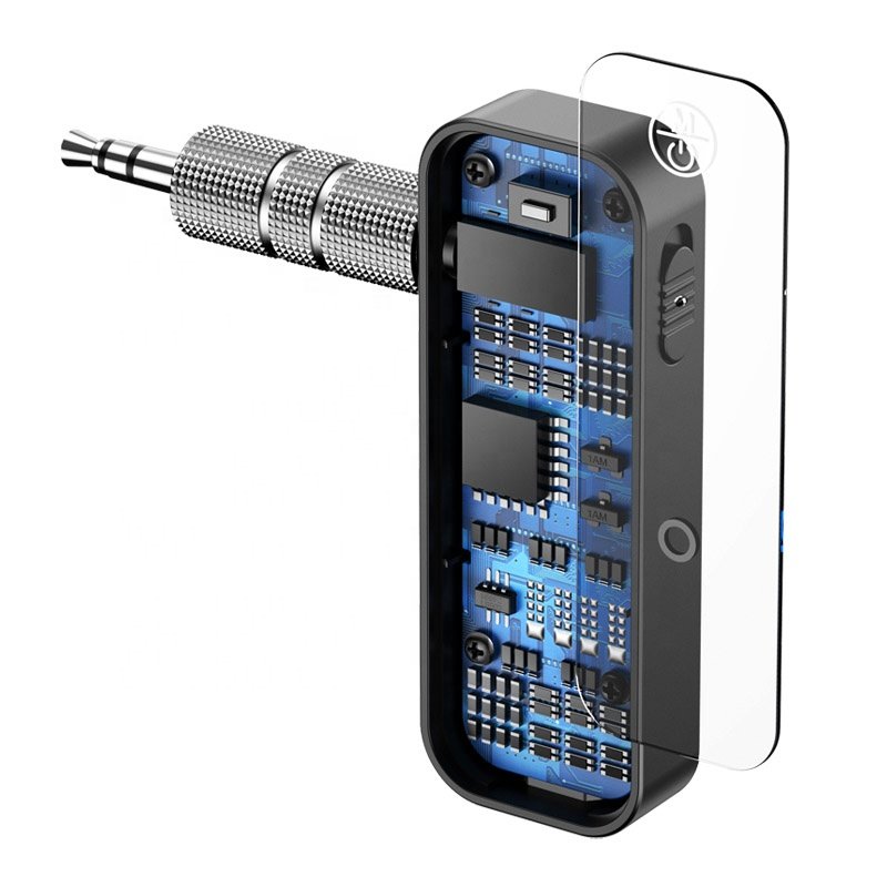 HIGI C28 5.0 2 in 1 Wireless 3.5mm AUX Stereo Audio Receiver Bluetooth Receiver and Transmitter With 140mah Battery