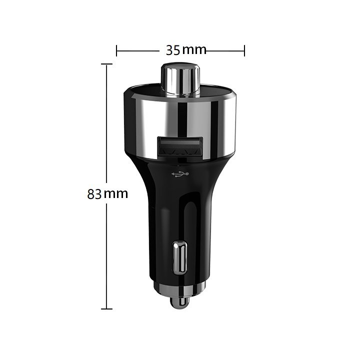 Car Kit 2022 Bluetooth 5.0 Portable MP3 LED Screen Display Universal Bluetooth 5.0 Car Wireless Fm Transmitter Adapter Dashboard
