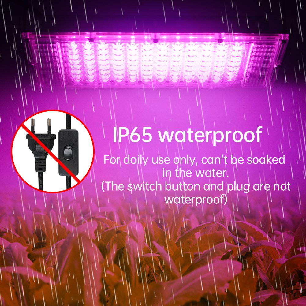 NEW AC220V Waterproof 100W Floodlight Spotlighting Led Commercial Full Spectrum Led Plant Grow Lights Greenhouse Growth Lamp 90