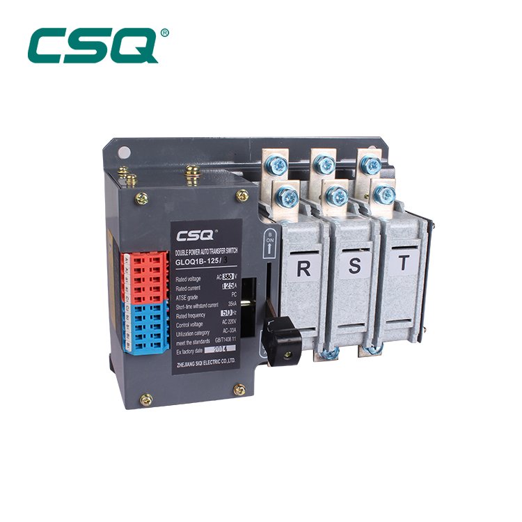 CSQ HYCQ1B-125N 100 Amp Automatic Transfer Switch 100A 2P 3P PC Class 4P 125A Automatic Changeover Switch Device