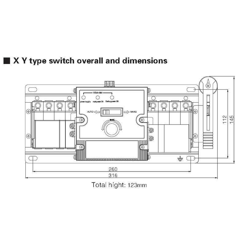 High Quality Yeq1-63X Auto Changeover Switch 4p 63a Automatic Transfer Switch Manufacturers